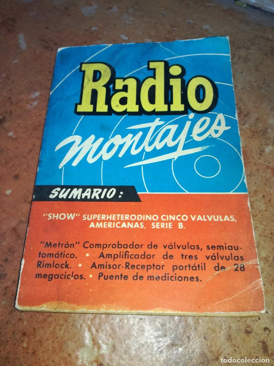Old radios: RADIO MONTAJES-SUMARIO-125 PAGS-ORIGINAL 1955