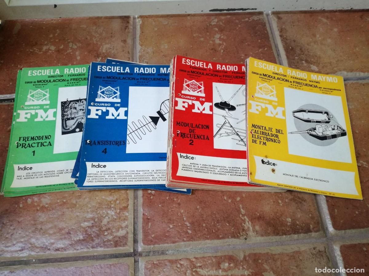 Radio antiche: ESCUELA RADIO MAYMO-CURSO DE MODULACION DE FRECUENCIA POR CORRECPONDECIA-24 REVISTAS