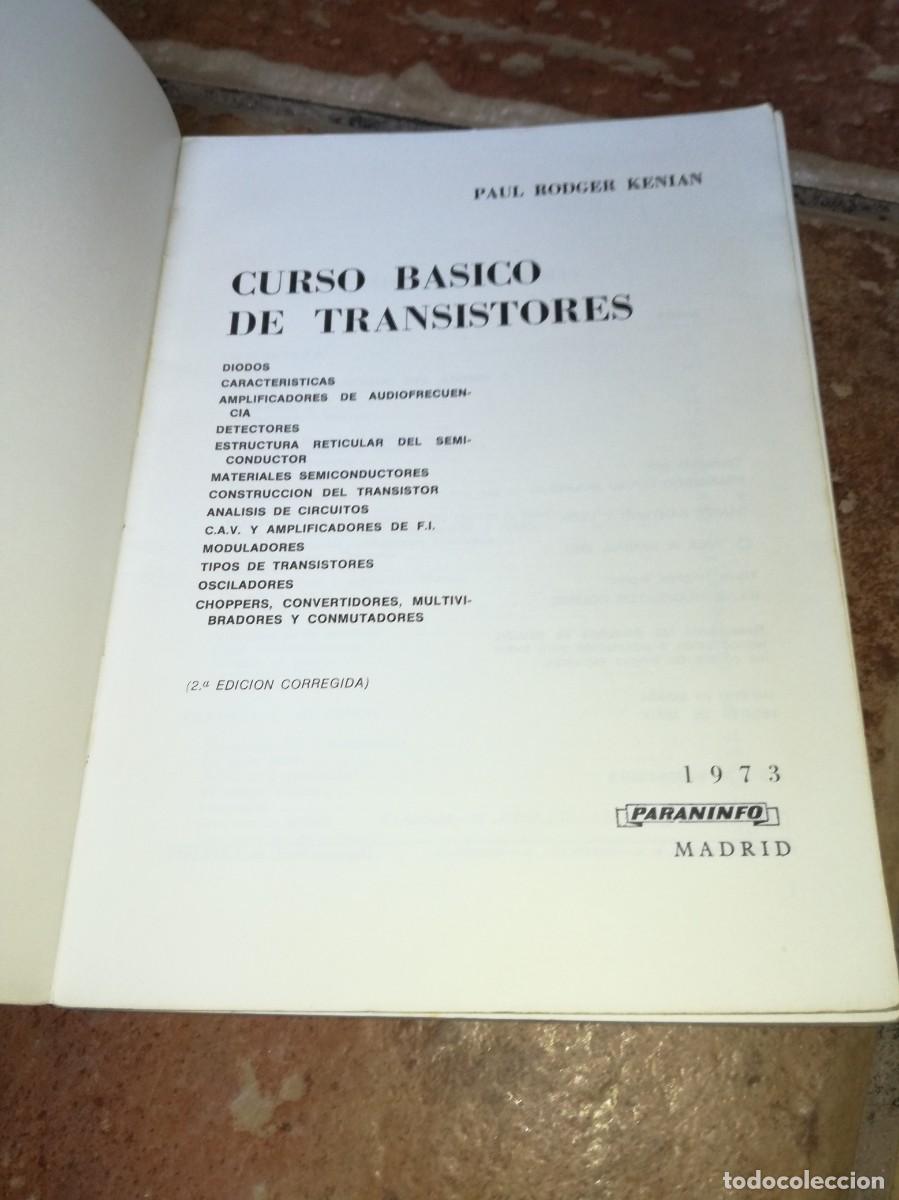 Radios antiguas: TRANSISTORES CURSO BASICO-246 PAGS - Foto 2