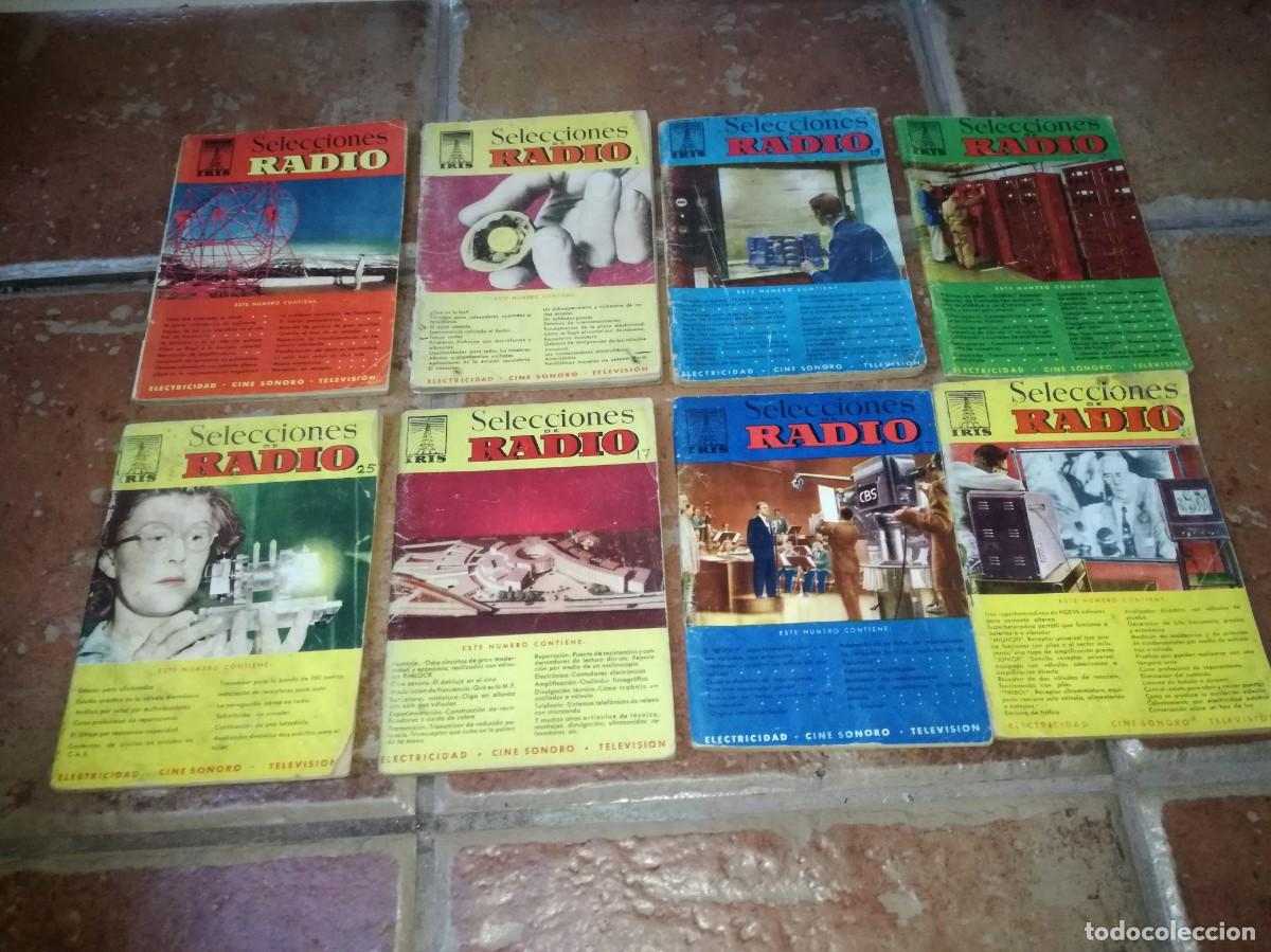 Radios antiguas: LOTE DE 8 REVISTAS DE SELECCIONES DE RADIO