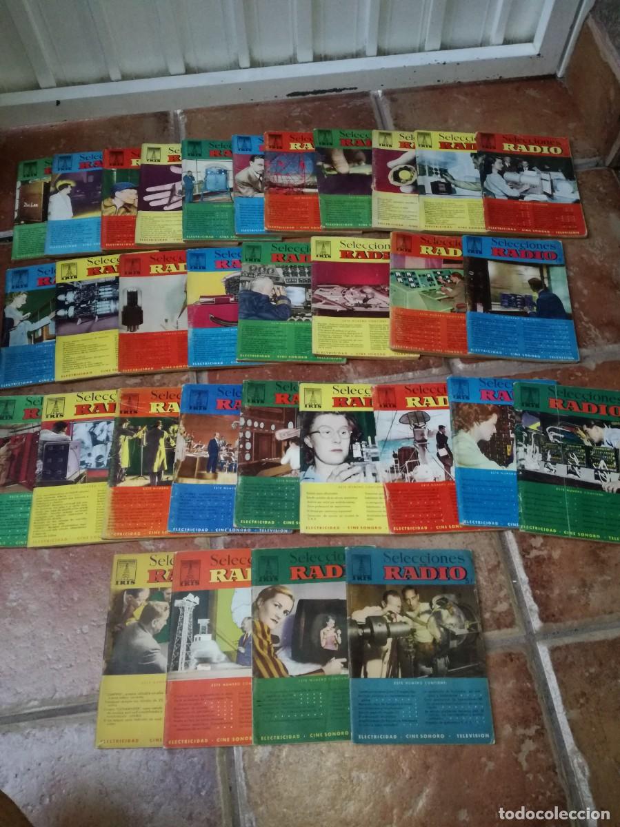 Radios antiguas: GRAN LOTE DE 32 LIBROS DE SELECCIONES DE RADIO