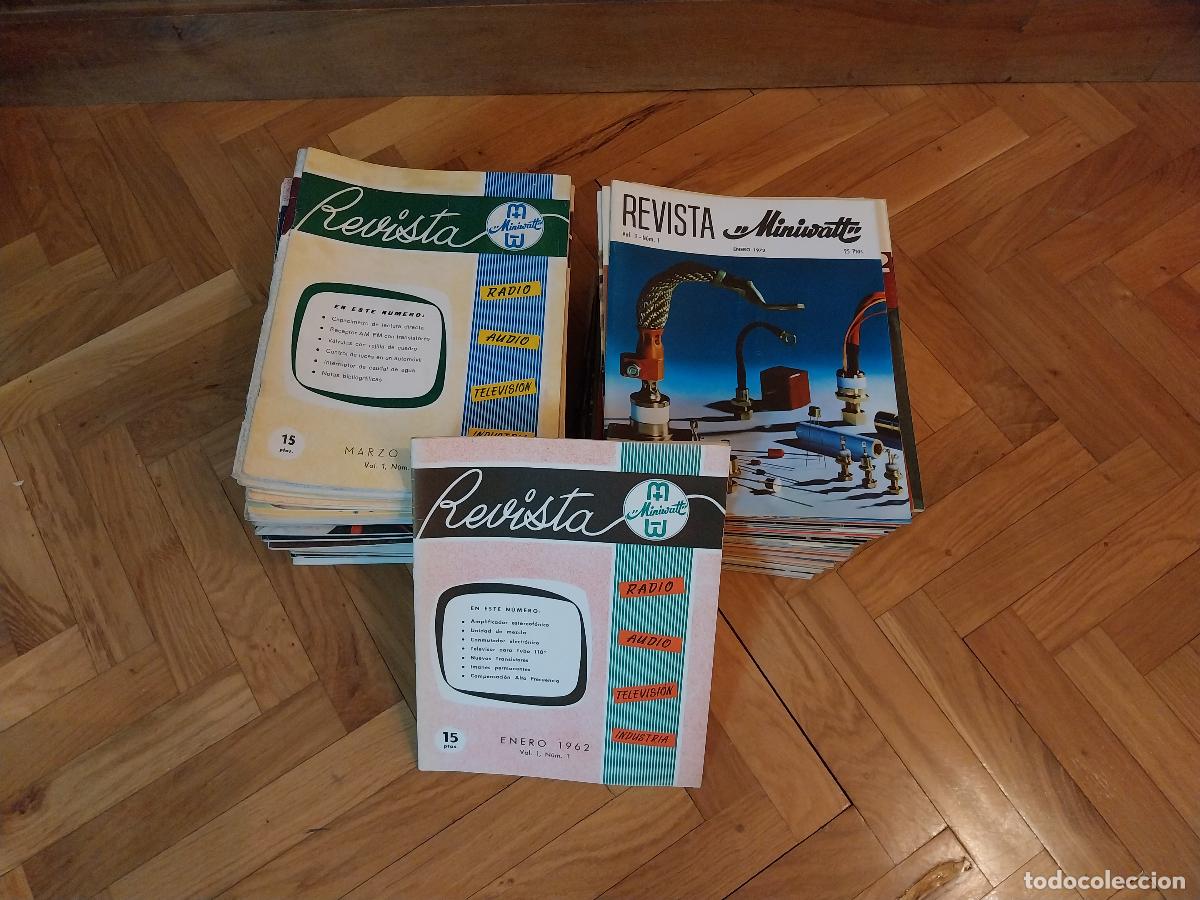Radios antiguas: COLECCI&Oacute;N DE REVISTAS DE LA REVISTA DE ELECTR&Oacute;NICA MINIWATT. 1962 - 1977. RADIO AUDIO TELEVISI&Oacute;N