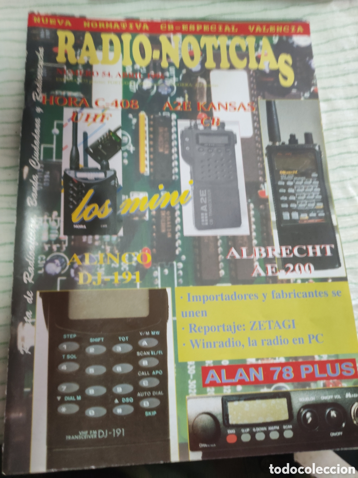 Radios antiguas: Revista Radio - Noticias nr. 54 (04/1996)
