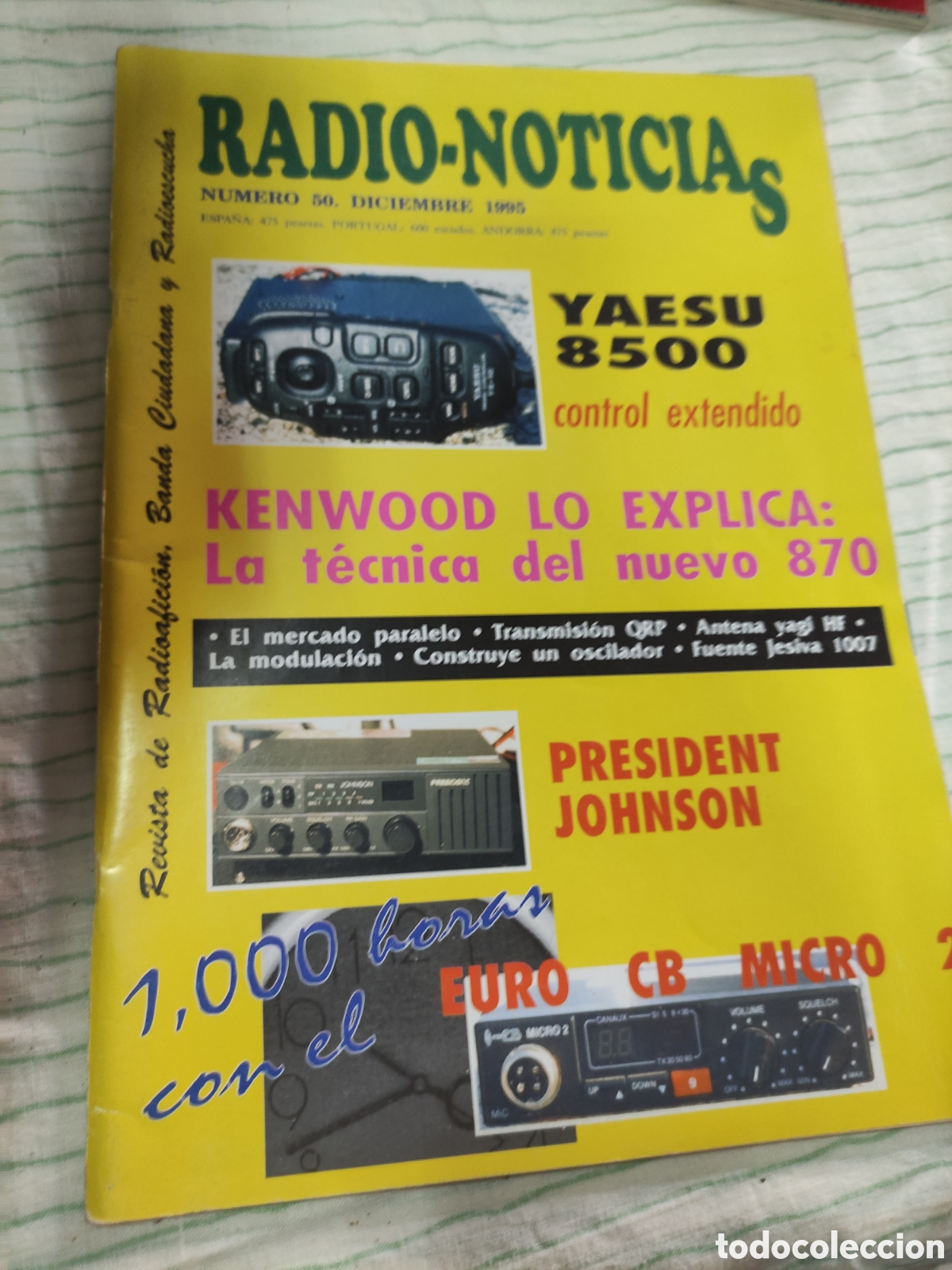 Radios antiguas: Revista Radio - Noticias nr. 50 (12/1995)