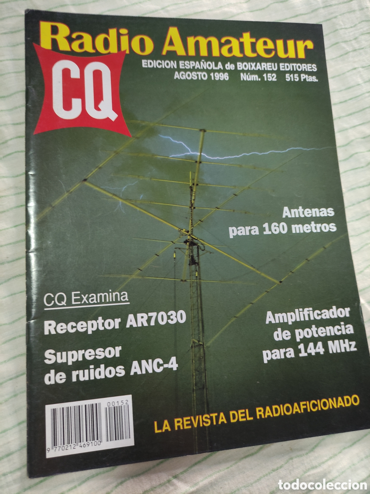 Radios antiguas: Revista Radio Amateur nr. 152 (08/1996)