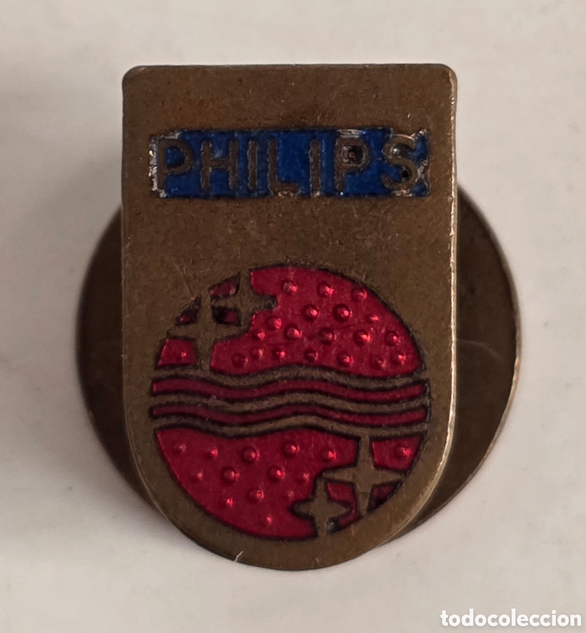 Radios Anciennes: Insignia ojal Publicidad Philips - Radio Holanda