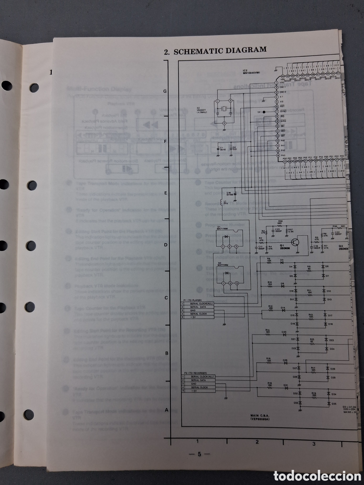 Radios antiguas: Panasonic Service Manual VW-EC300E - Foto 4