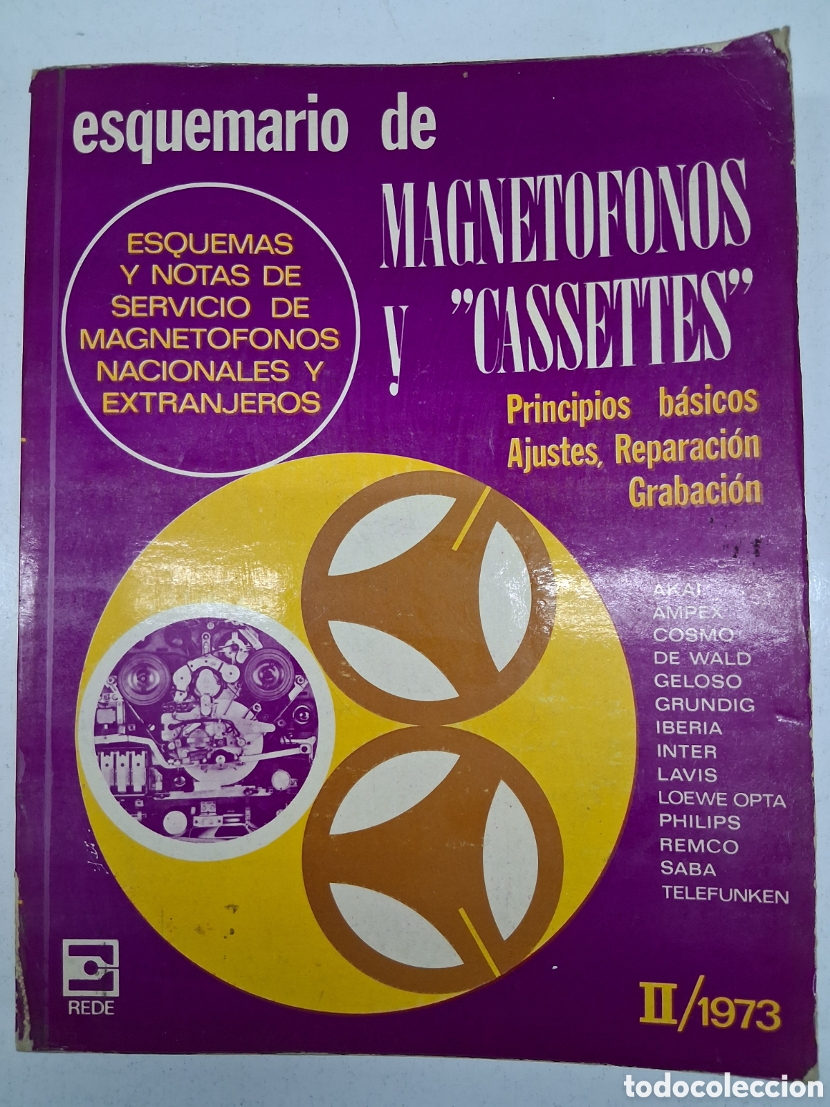 Radios antiguas: ESQUEMARIO DE MAGNETOFONOS Y CASSETTES