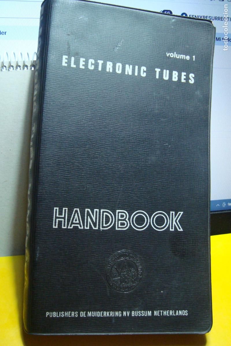 Radios antiguas: VALVULAS. ELECTRONIC TUBES HANDBOOK VOL 1. 1966. (TEXTO CORRESPONDIENTE EN ESPA&Ntilde;OL)