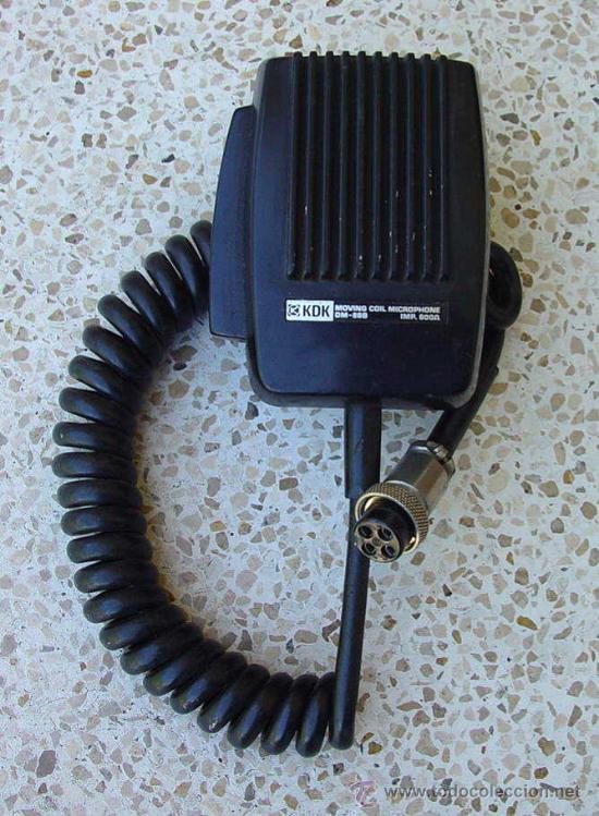 Radios antiguas: Microfono de mano para CB KDK DM-28B ....sanna - Foto 1