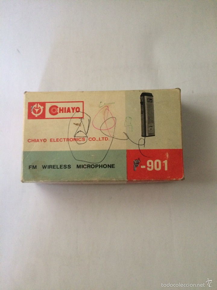 Radios antiguas: MICROFONO INALAMBRICO CHIAYO F-901-AÑOS 80-RARO - Foto 1 - 57312062