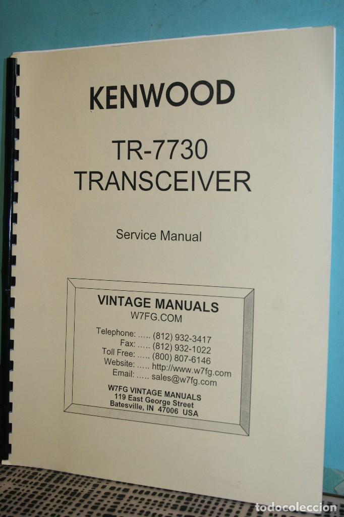 Radios antiguas: manual kenwood. - Foto 1