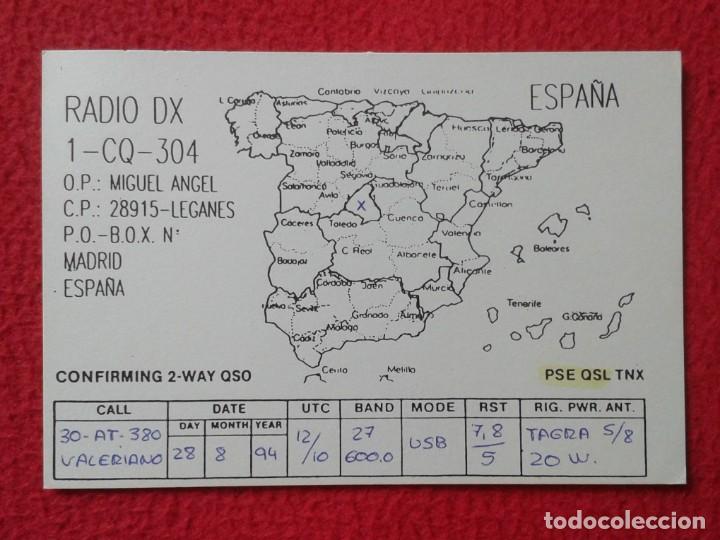 AF174 Carte QSL Radio Amateur Opérateur EA54877U de J S BELTRAN