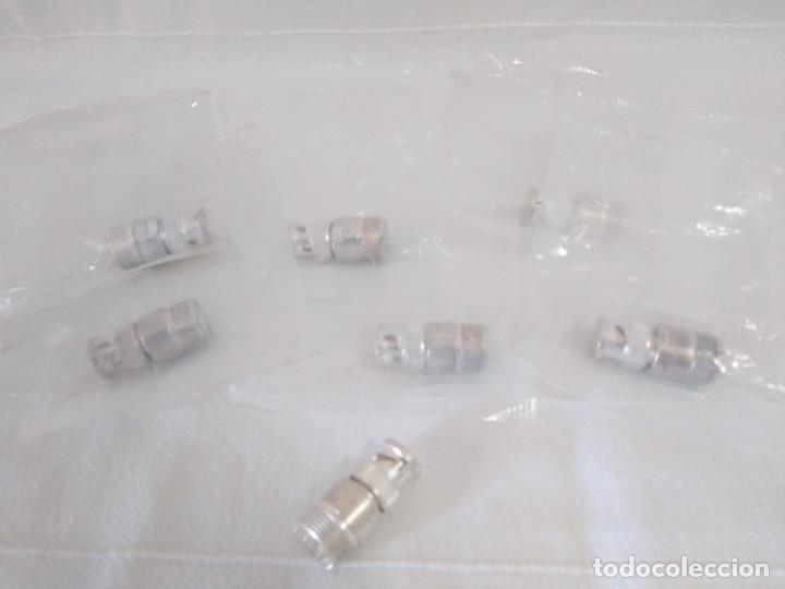 Radios antiguas: 7 ADAPTADORES CONECTOR UHF (pl259) A BNC - Foto 3