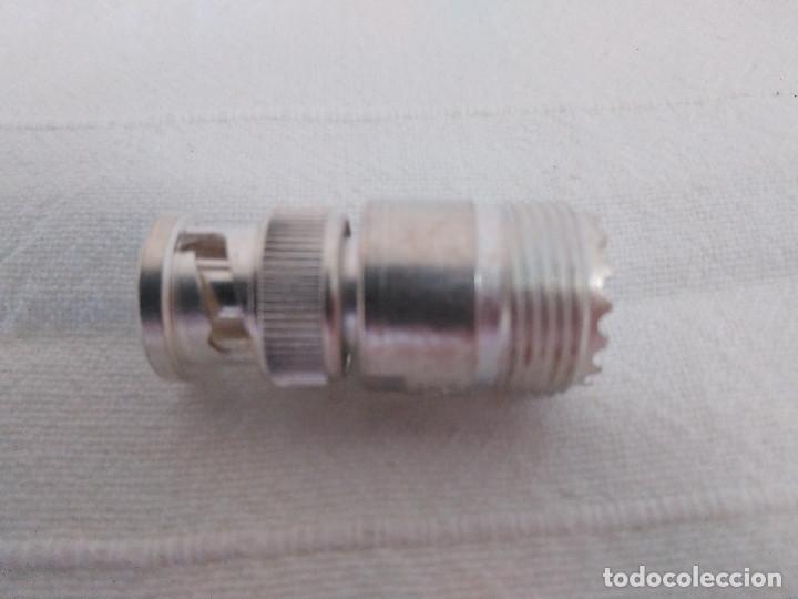 Radios antiguas: 7 ADAPTADORES CONECTOR UHF (pl259) A BNC - Foto 6