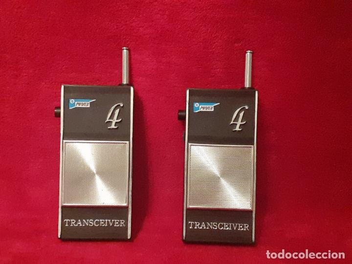 Radios antiguas: DOS WALKIE TALKIE TRANSCEIVER POWER FUNCIONANDO - Foto 1