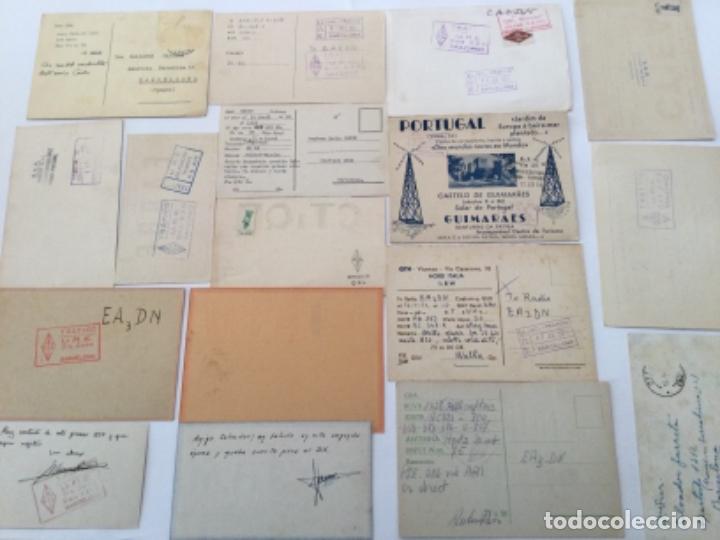 Radios antiguas: Lote 62 QSL Cards años 1940 y 1950 (España, Italia, Portugal, Bélgica) - Foto 2 - 252970760
