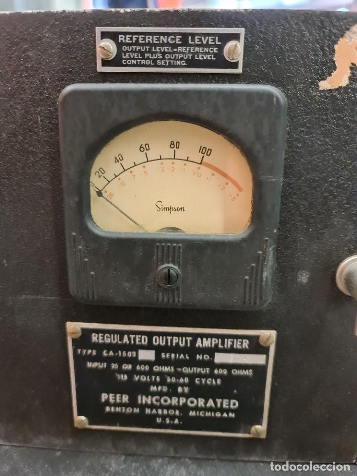 Radios antiguas: Regulated Output Amplifier - Peer Incorporated U.S.A. - Foto 4