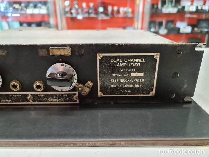 Radios antiguas: DUAL CHANNEL AMPLIFIER - PEER INCORPORATED U.S.A. - Foto 2