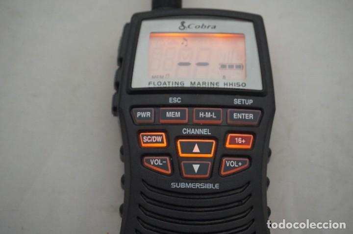 Radios antiguas: Cobra Marine VHF Radio Float HH150FLT - ESTA NUEVA SIN USO - NO TIENE CAJA COMO SE VE EN LAS FOTOS. - Foto 12 - 294027003