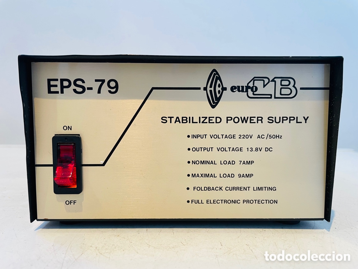Radios antiguas: Euro CB EPS-79 Power Supply - Foto 2
