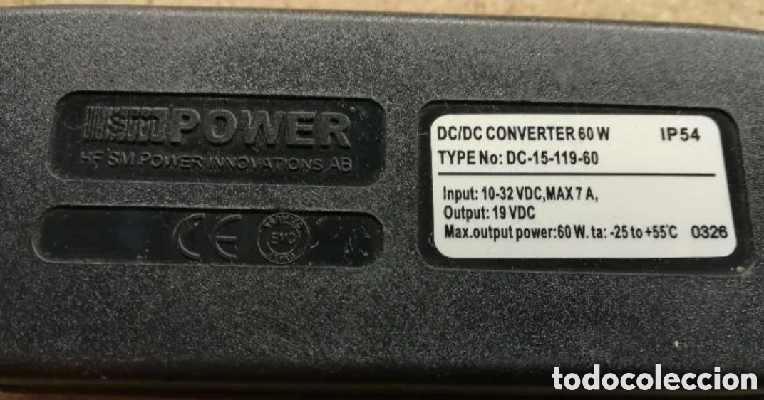Radios antiguas: CONVERTIDOR DC/DC 10V-32V. a 19V. - Foto 3