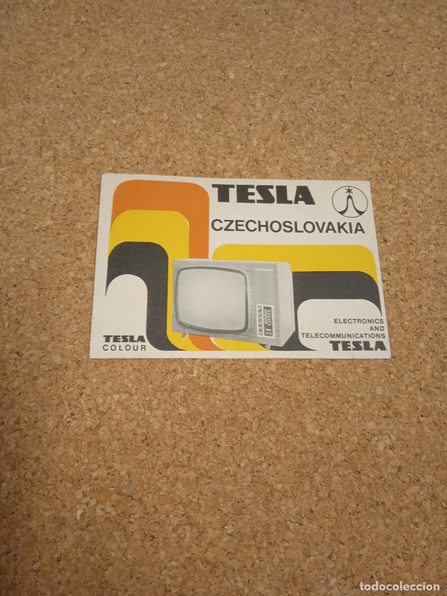 Radios antiguas: ANTIGUA **QSL DE **TESLA** COLECCION - Foto 1