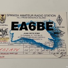 Radios antiguas: POSTAL RADIO AFICIONADO TARJETA CARD QSL RADIOAFICIONADO. Lote 402920724