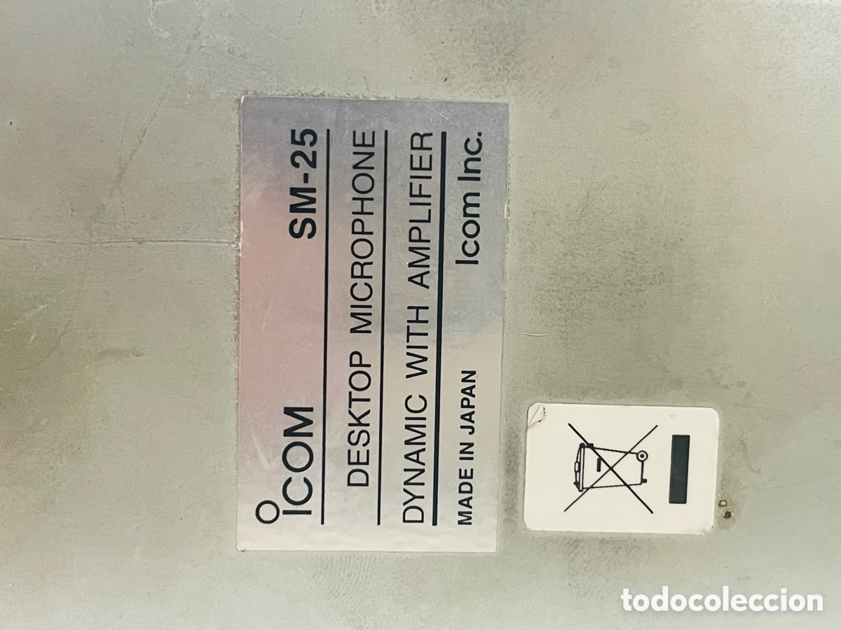 Radios antiguas: Icom SM-25 Desktop Microphone - Foto 10