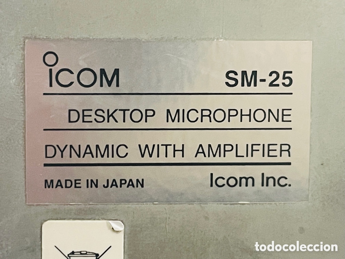 Radios antiguas: Icom SM-25 Desktop Microphone - Foto 13