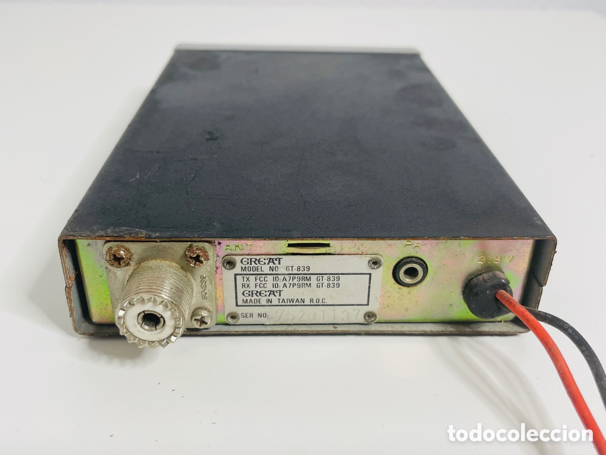 Radios antiguas: Great GT-839 CB Transceiver - Foto 9