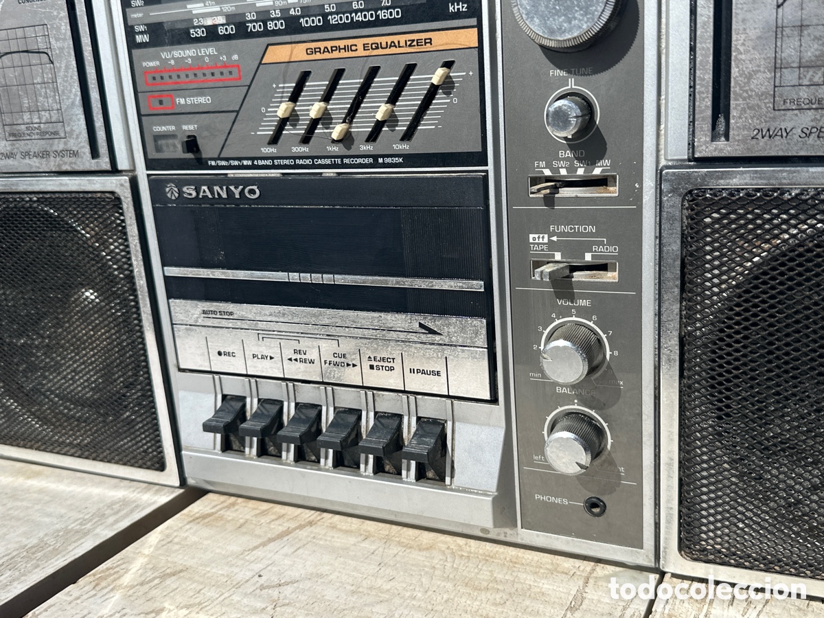Radios antiguas: Sanyo model M 9835K - Foto 2