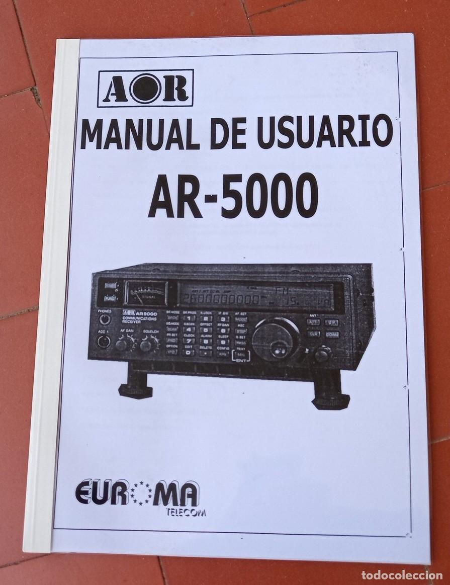 Radios antiguas: Manual de uso del AOR AR-5000....sanna - Foto 1