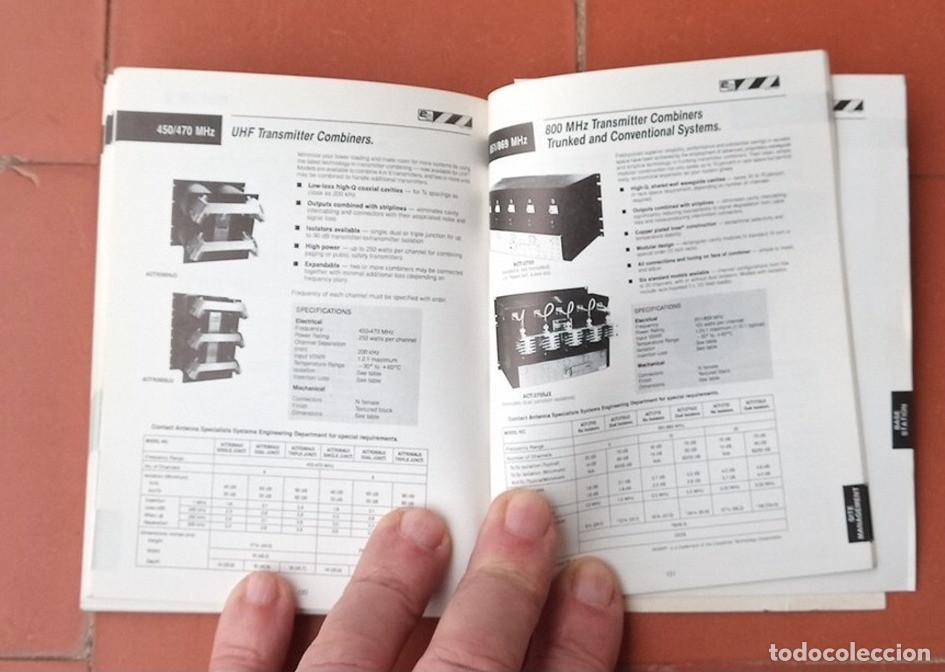 Radios antiguas: Cat&aacute;logo Antenna Systems 1990 profesional...sanna - Foto 4