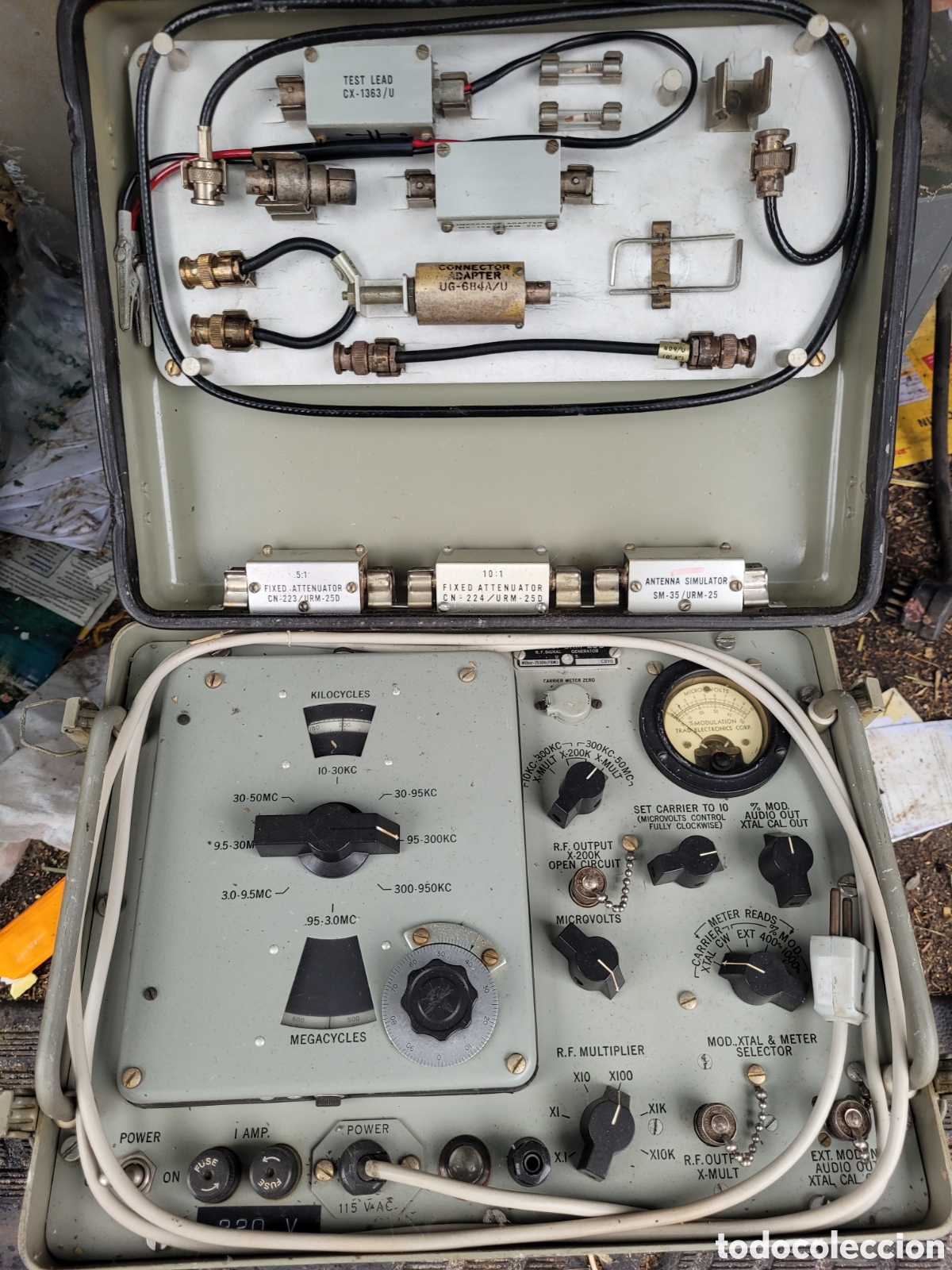 Radios antiguas: Original USA AN/URm 25D - Foto 1