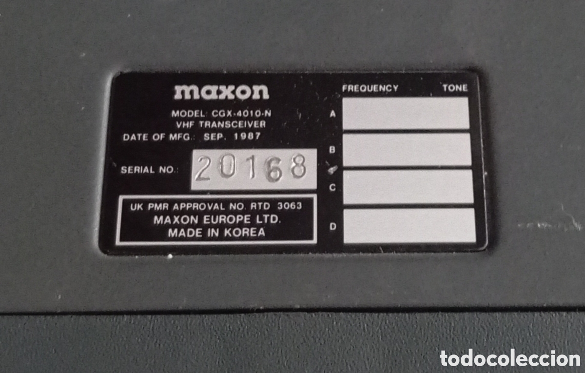 Radios antiguas: Radio emisora Maxon CGX 4010 - Foto 3