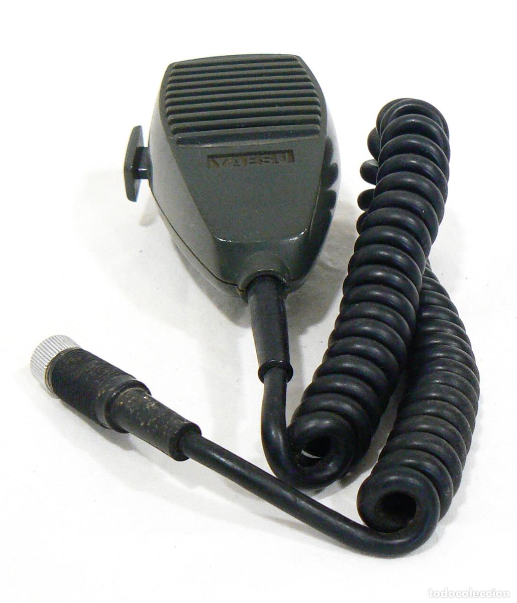 Radios antiguas: Micr&oacute;fono micro Yaesu YM-24A Speaker Mic - Foto 1
