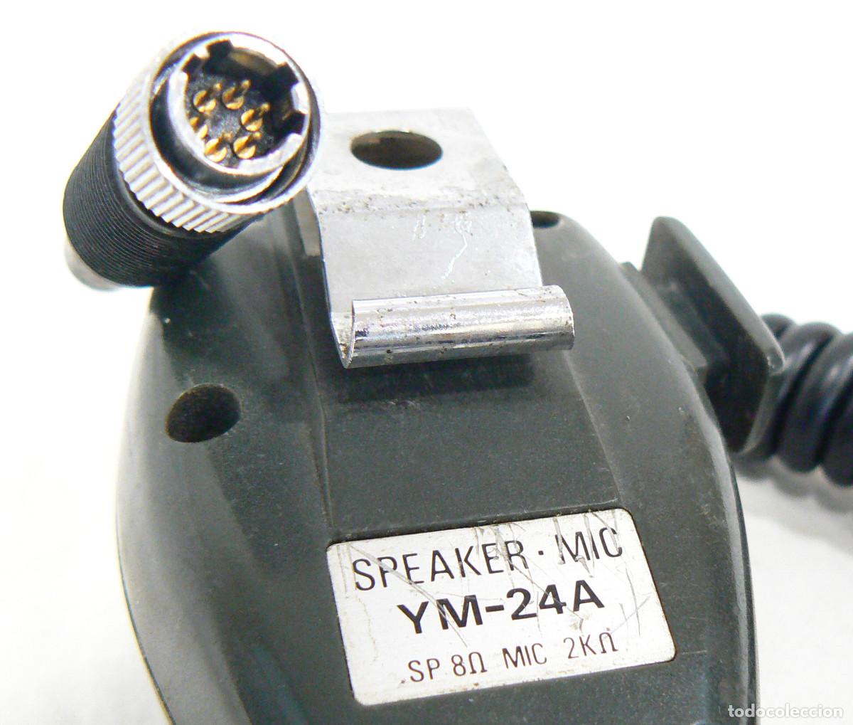 Radios antiguas: Micr&oacute;fono micro Yaesu YM-24A Speaker Mic - Foto 3
