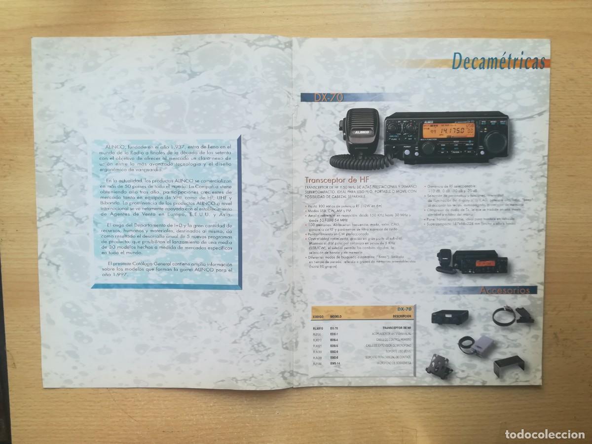 Radios antiguas: Alinco. Cat&aacute;logo General 1997 - Audicom (Audio + Comunicaciones) - Foto 2