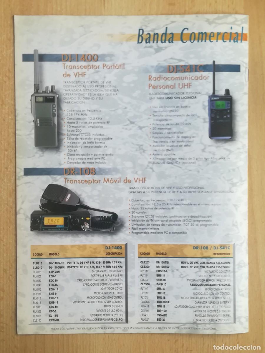 Radios antiguas: Alinco. Cat&aacute;logo General 1997 - Audicom (Audio + Comunicaciones) - Foto 5
