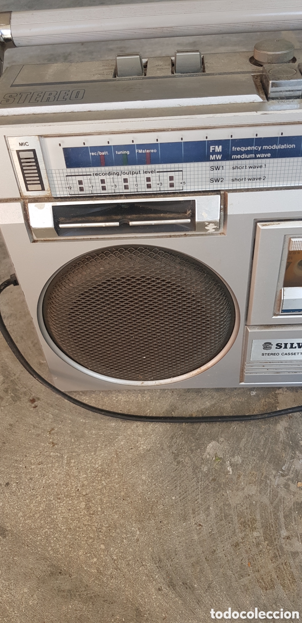 Radios antiguas: Radio Silver ST565 funcional. Stereo - Foto 3