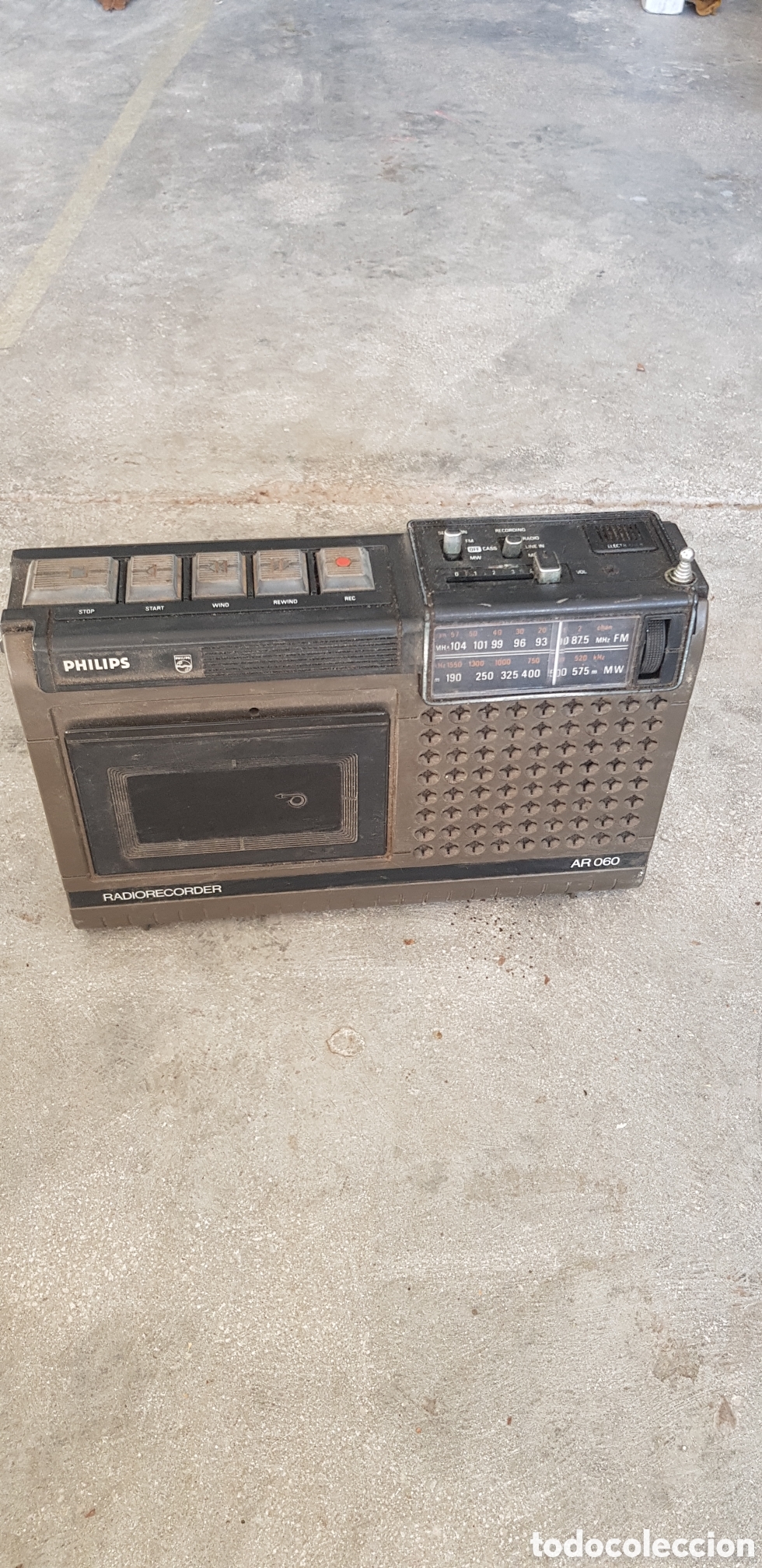 Radios antiguas: Radiorecorder Philips AR60 - Foto 1