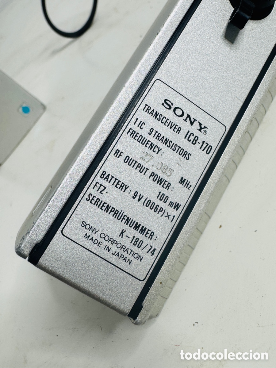 Radios antiguas: Sony Transceiver ICB-170 - Foto 15