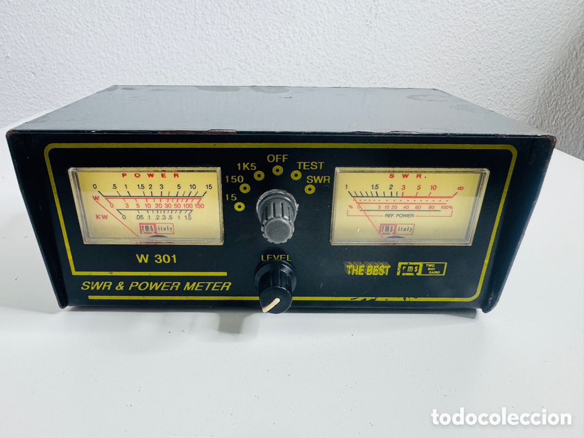 Radios antiguas: SWR Power Meter RMS W 301 - Foto 2
