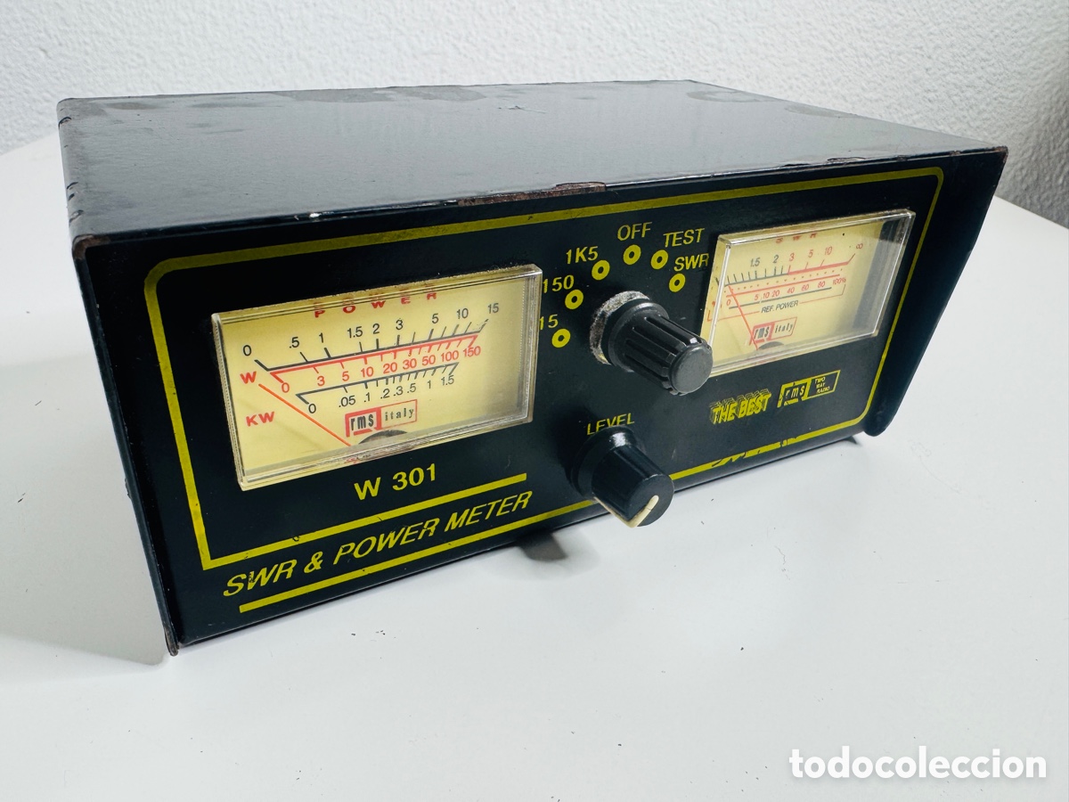 Radios antiguas: SWR Power Meter RMS W 301 - Foto 3