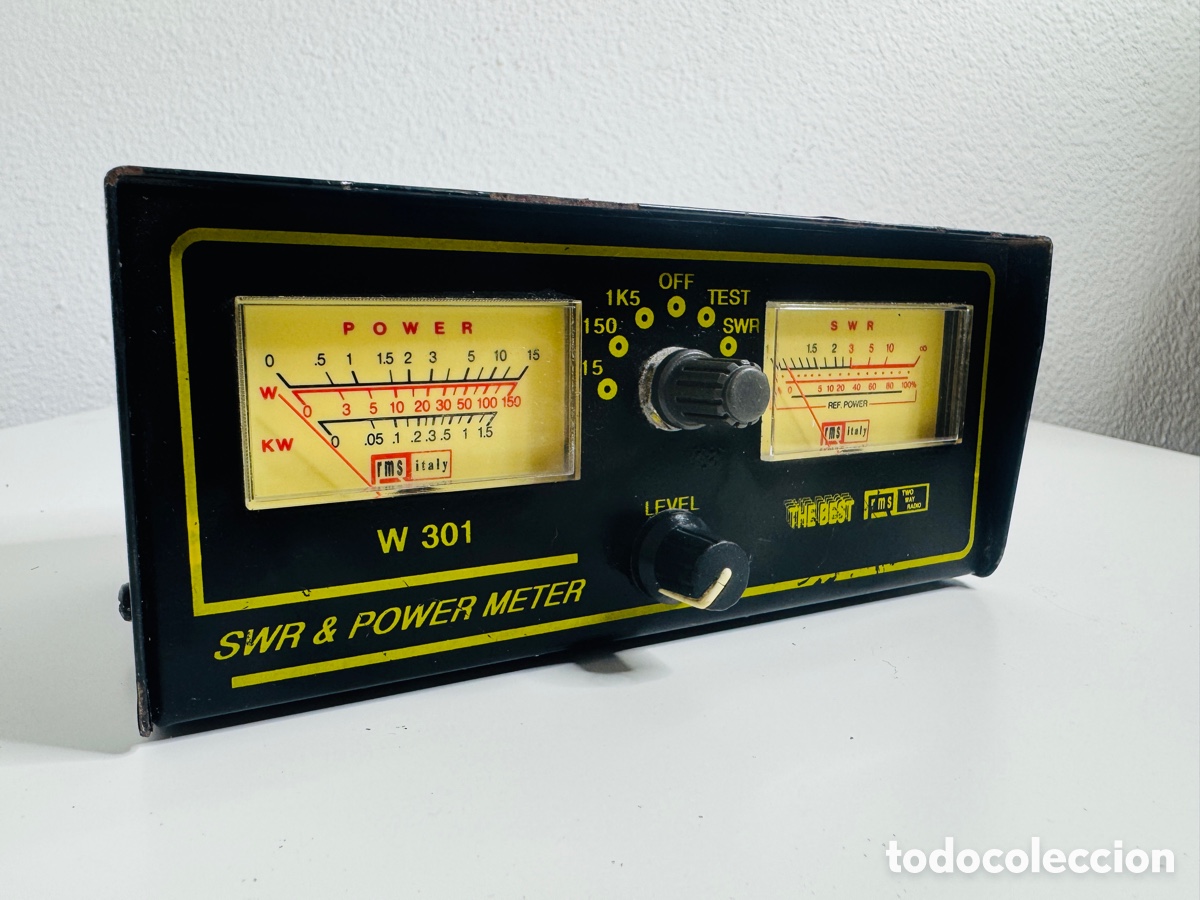 Radios antiguas: SWR Power Meter RMS W 301 - Foto 4