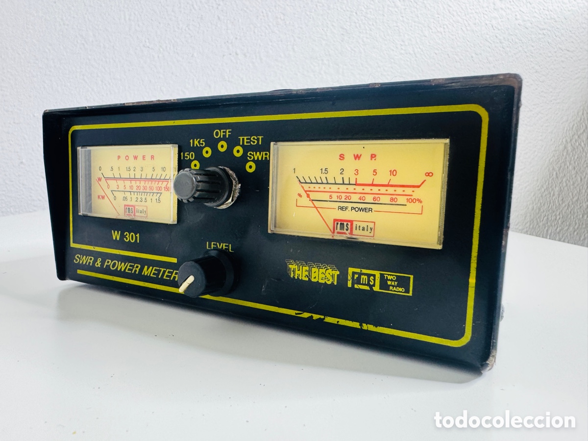 Radios antiguas: SWR Power Meter RMS W 301 - Foto 5