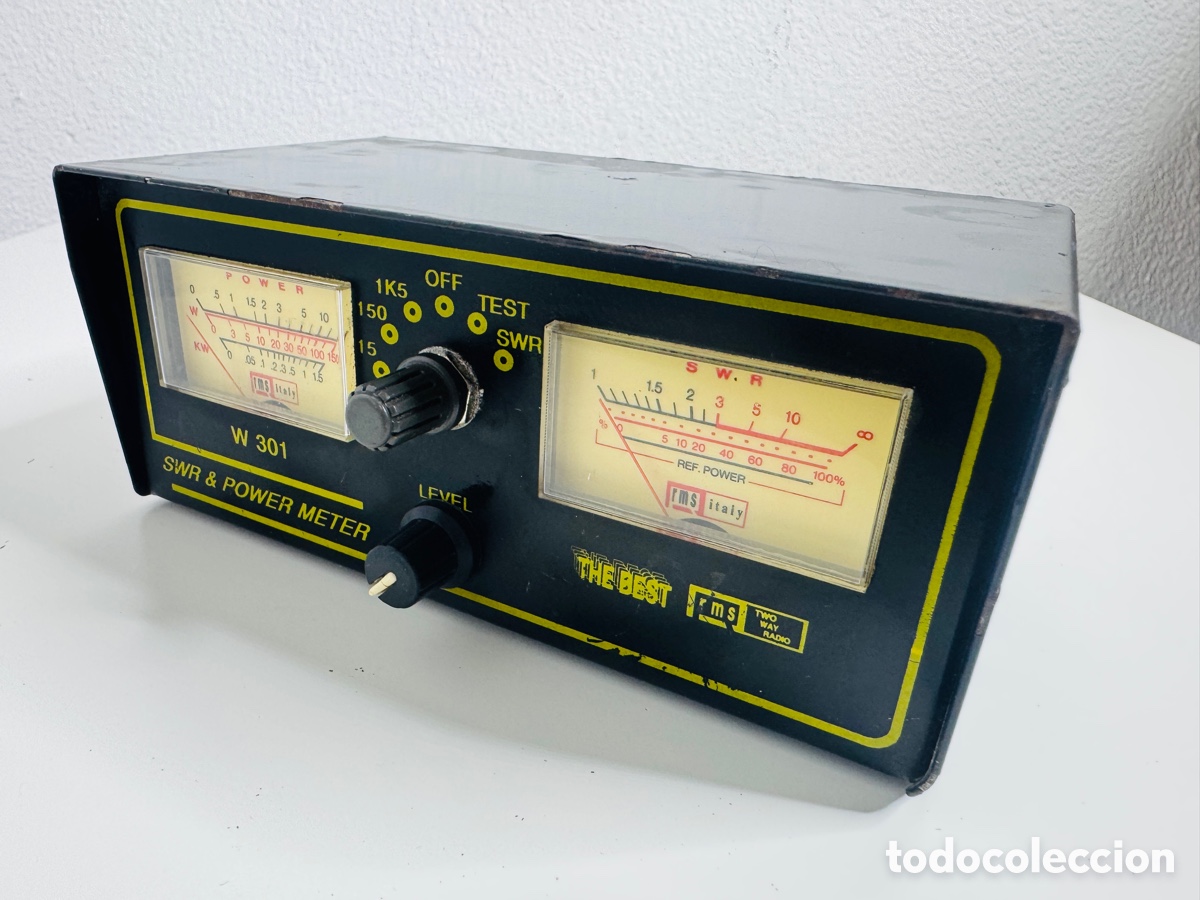 Radios antiguas: SWR Power Meter RMS W 301 - Foto 6