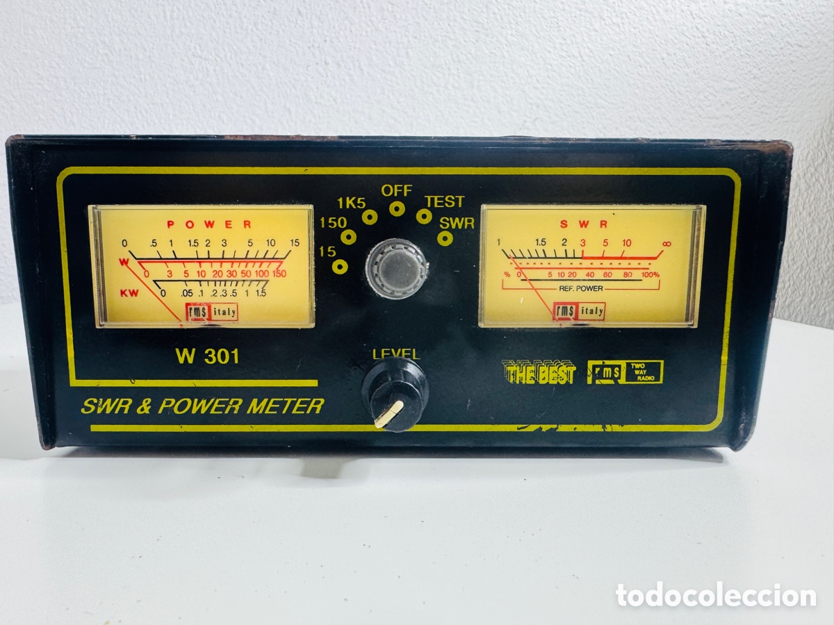 Radios antiguas: SWR Power Meter RMS W 301 - Foto 1