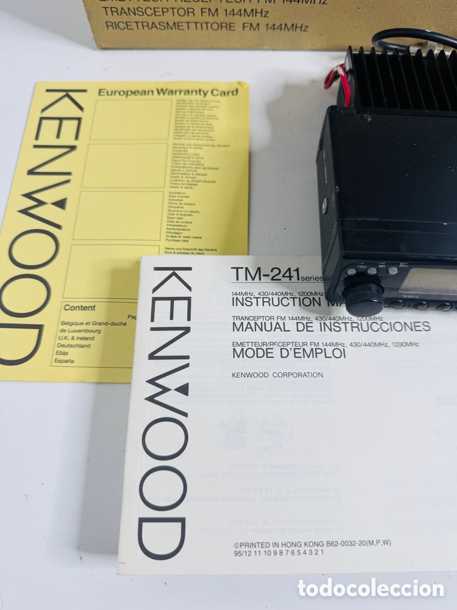 Radios antiguas: Kenwood TM-241E FM Transceiver - Foto 5